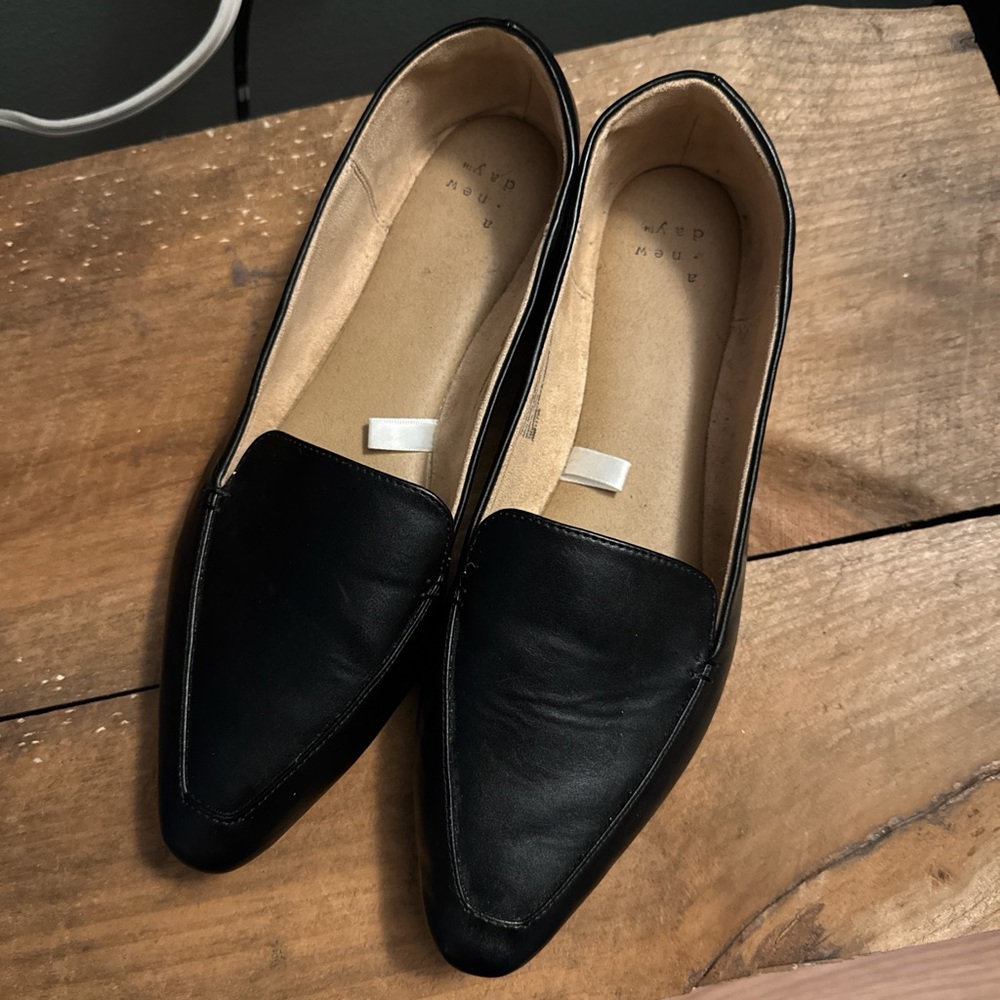 a new day Black Flats & Loafers